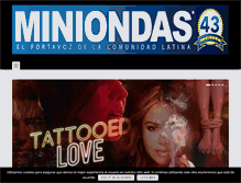Tablet Screenshot of miniondas.com